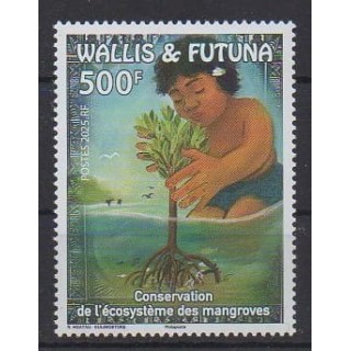 Buy this stamp of Wallis et Futuna of the year 2025 (Ecosystème des mangroves).