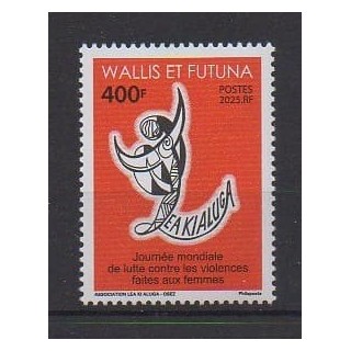 Acheter ce timbre de Wallis et Futuna de l'année 2025 (Journée contre les violences faites aux femmes).