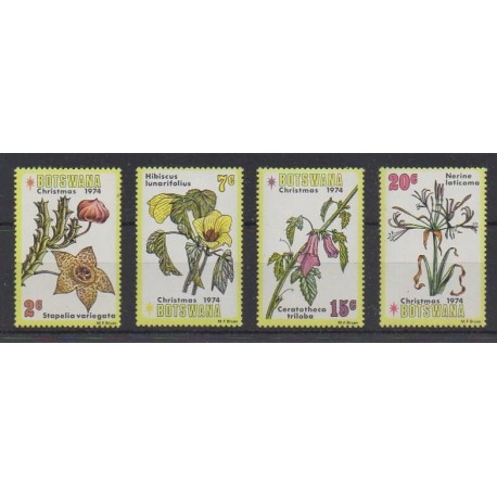 Botswana - 1974 - No 280/283 - Fleurs