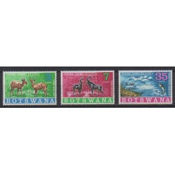 Botswana - 1967 - No 189/191 - Animaux
