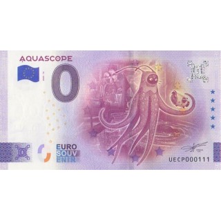 Billet souvenir touristique - 2025-16 - Aquascope - (Vienne)