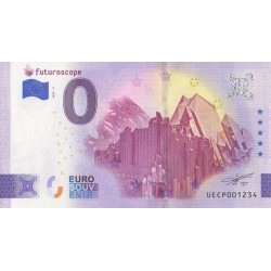 Euro banknote memory - 86 - Futuroscope - 2025-11 - Nb 1234