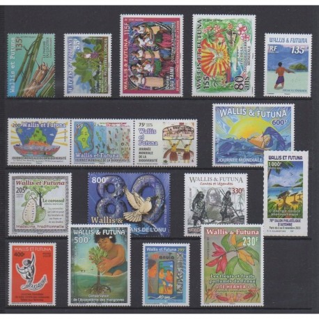 Wallis and futuna - Complete year - 2025 - Nb 998/1014
