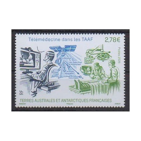 TAAF - 2026 - La télémédecine - Santé ou Croix-Rouge - Télécommunications