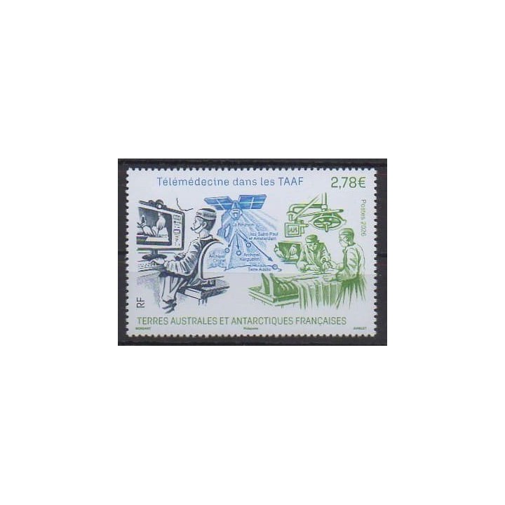 Buy this stamp of FSAL of the year 2026 (La télémédecine).