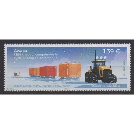 French Southern and Antarctic Territories - Post - 2026 - Cycle de l'eau - Science