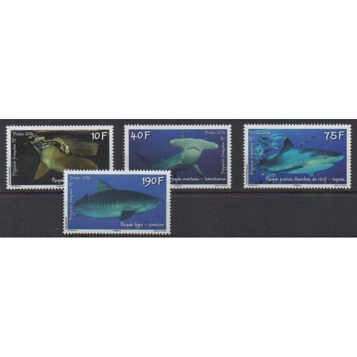 Acheter cette série de timbres de Polynésie de l'année 2014 (No 1065/1068).