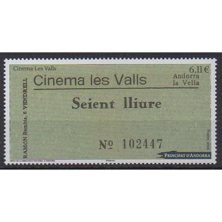 French Andorra - 2026 - Nb 939 - Cinema