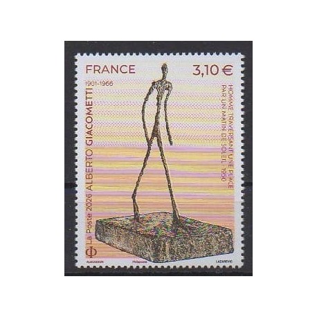 France - Poste - 2026 - Alberto Giacometti - Art