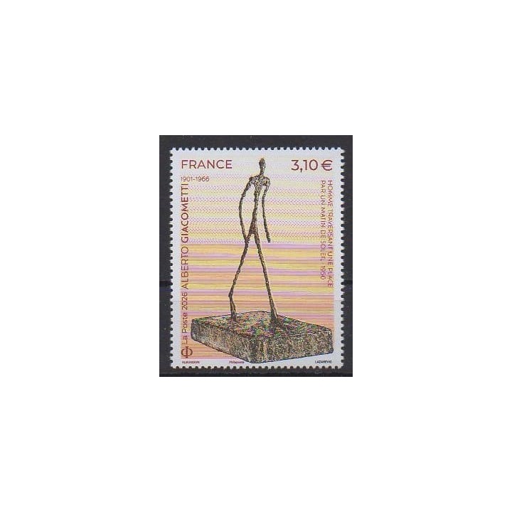 Acheter ce timbre de France de l'année 2026 (Alberto Giacometti).