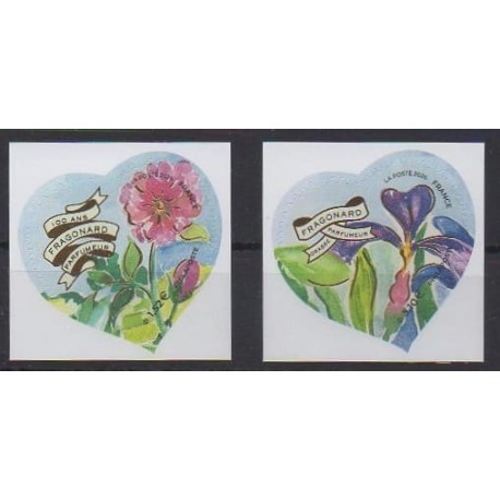 France - Self-adhesive - 2026 - Fragonard - Flowers