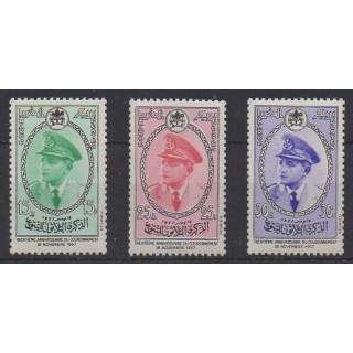 Acheter cette série de timbres du Maroc de l'année 1957 (No 380/382).