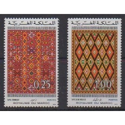 Maroc - 1974 - No 715/716 - Artisanat ou métiers