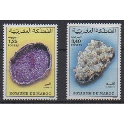 Morocco - 1992 - Nb 1120/1121 - Minerals - Gems