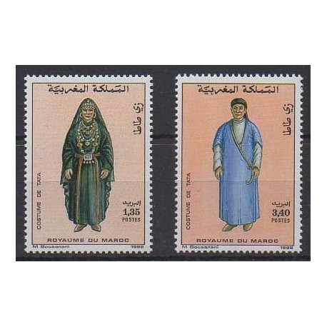 Maroc - 1992 - No 1122/1123 - Costumes