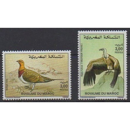 Maroc - 1992 - No 1131/1132 - Oiseaux