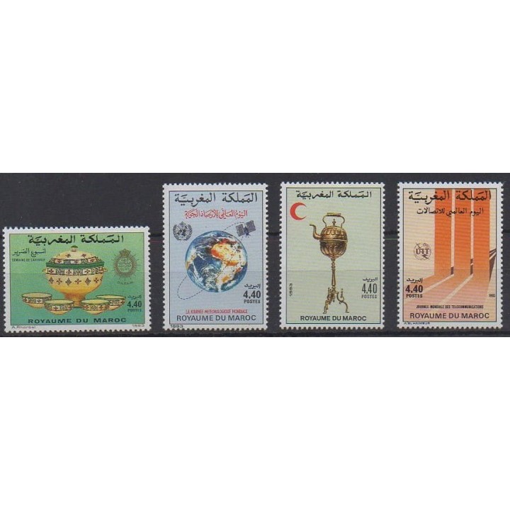Acheter cette série de timbres du Maroc de l'année 1993 (No 1139/1142).