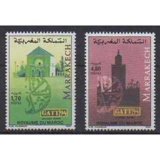 Buy this set of stamps of Morocco of the year 1994 (Nb 1155/1156).