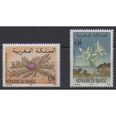 Morocco - 1994 - Nb 1166/1167 - Flowers