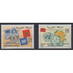 Morocco - 1995 - Nb 1182/1183 - United Nations