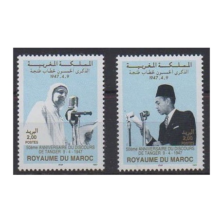 Morocco - 1997 - Nb 1209/1210 - Various Historics Themes