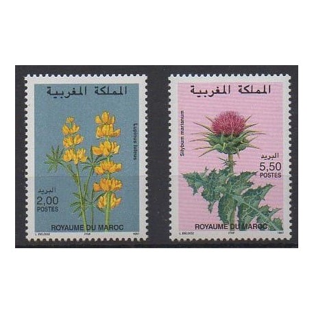 Morocco - 1997 - Nb 1207/1208 - Flowers