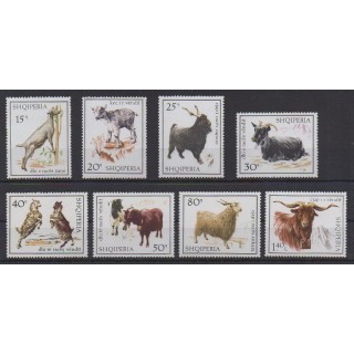 Acheter cette série de timbres d'Albanie de l'année 1968 (No 1077/1084).