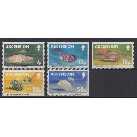 Ascension Island - 1983 - Nb 348/352 - Sea life