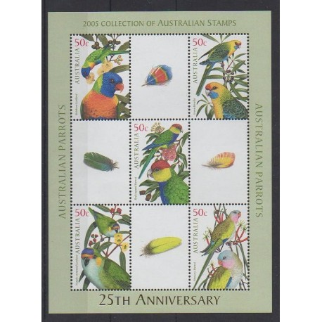 Australie - 2005 - No 2297/2301 - Oiseaux