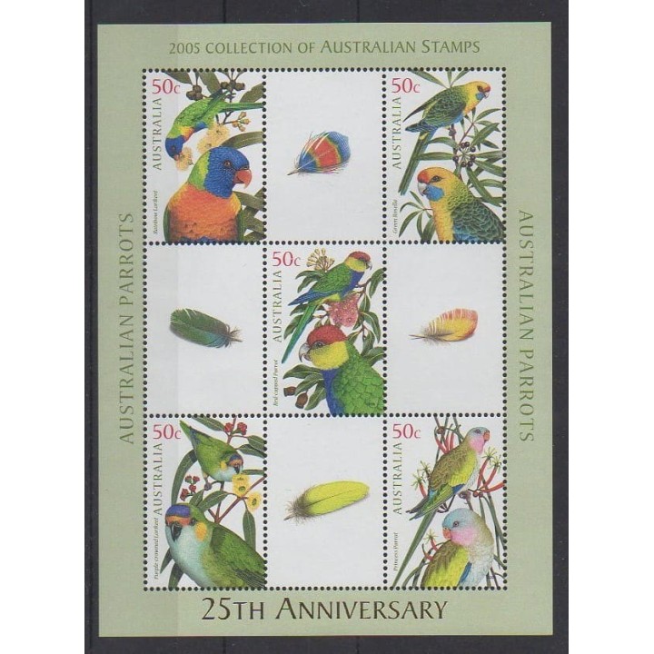 Buy this set of stamps of Australia of the year 2005 (Nb 2297/2301).