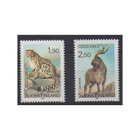 Finland - 1989 - Nb 1051/1052 - Mamals