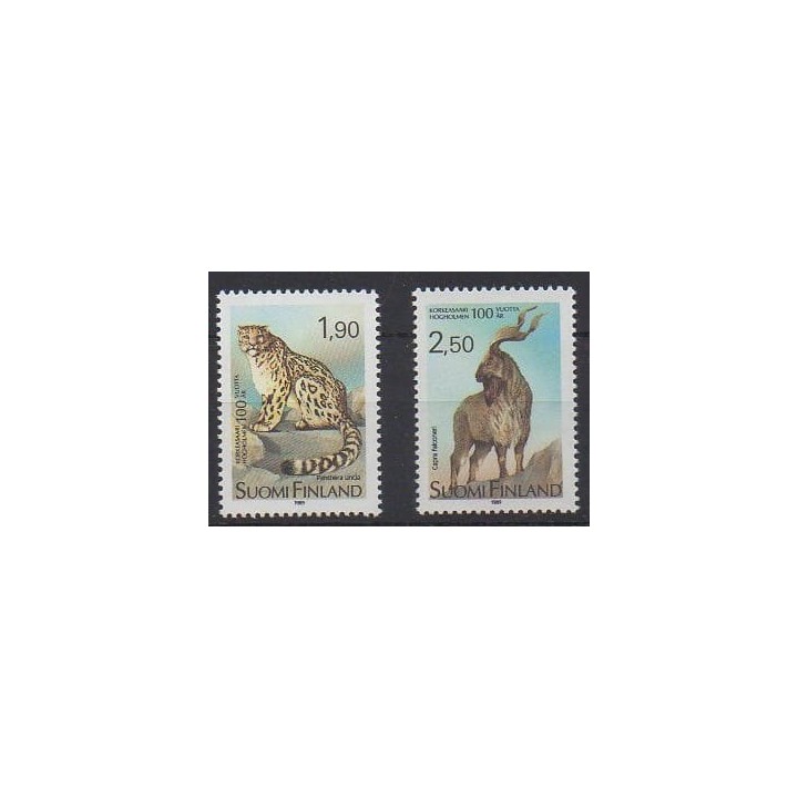 Buy this set of stamps of Finland of the year 1989 (Nb 1051/1052).