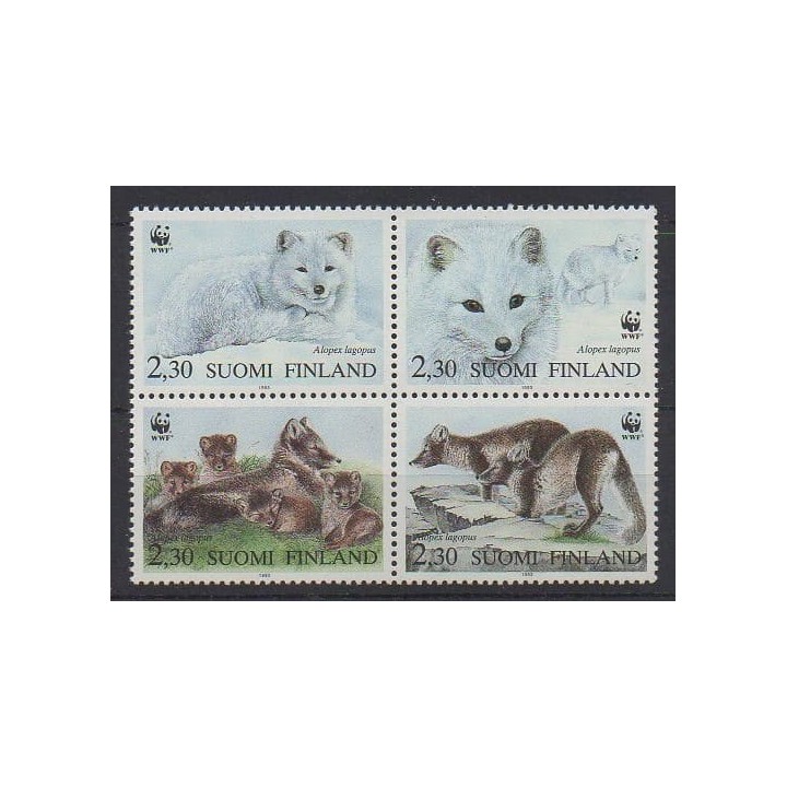 Acheter cette série de timbres de Finlande de l'année 1993 (No 1166/1169).