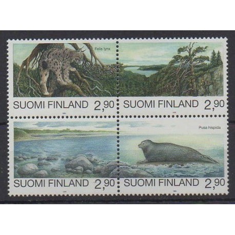 Finlande - 1995 - No 1258/1261 - Animaux