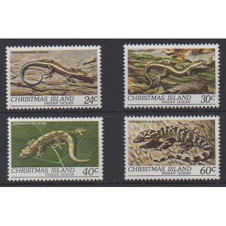 Christmas (Iles) - 1981 - No 152/155 - Reptiles