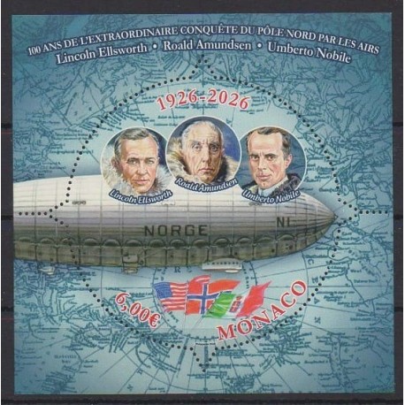 Monaco - 2026 - Conquête du pôle nord - Hot-air balloons - Airships