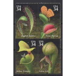 United States - 2001 - Nb 3226/3229 - Flora