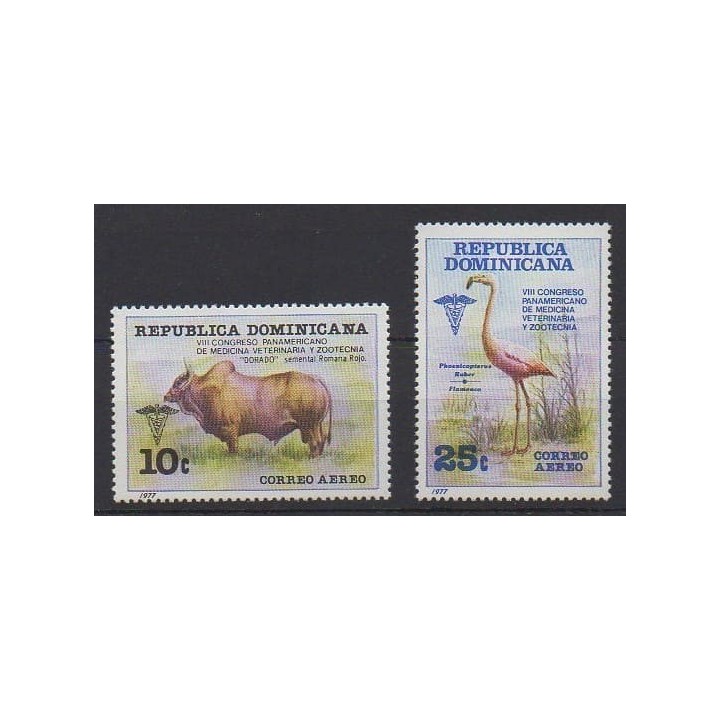 Buy these stamps of Republic Dominican  of the year 1978 (Nb PA307/PA308).
