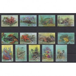 Barbuda - 1987 - Nb 893/905 - Sea life