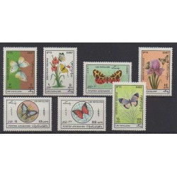 Afghanistan - 1987 - Nb 1355/1361 - Insects