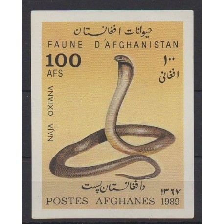 Afghanistan - 1989 - Nb BF69C - Reptils