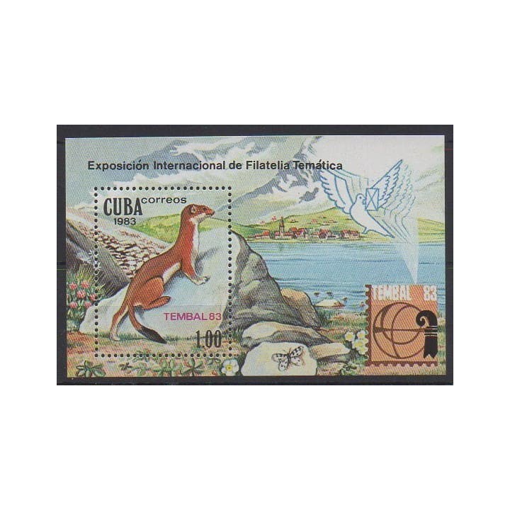 Buy this souvenir sheet  of Cuba of the year 1983 (Nb BF76).