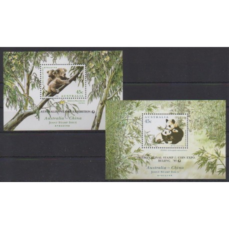Australia - 1995 - Nb BF31/BF32 - Mamals - Exhibition - Philately