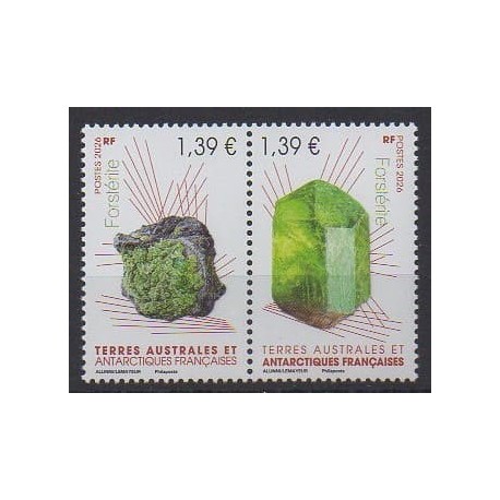 French Southern and Antarctic Territories - Post - 2026 - Nb 1158/1159 - Minerals - Gems