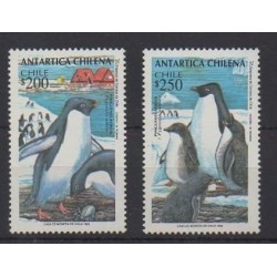 Chili - 1993 - No 1190/1191 - Oiseaux