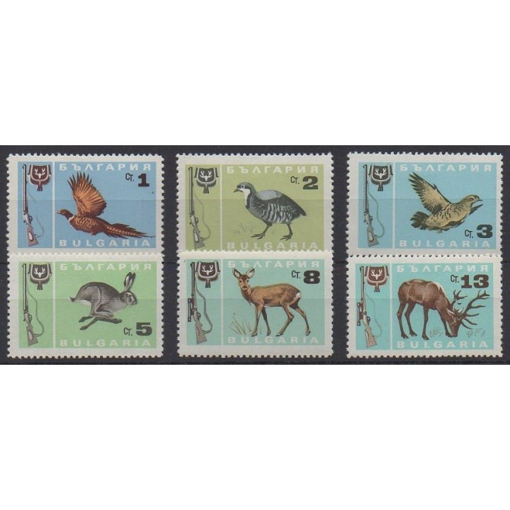Buy this set of stamps of Bulgaria of the year 1967 (Nb 1483/1488). - Mint hinged