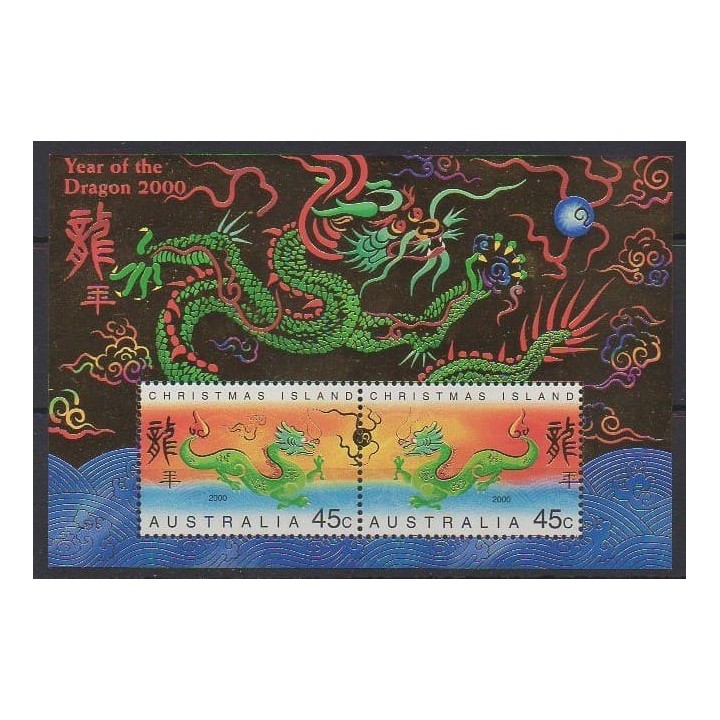 Acheter ce bloc-feuillet des îles Christmas de l'année 2000 (No BF22).