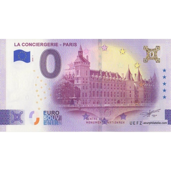 Billet souvenir touristique - 2026-1 - La Conciergerie - Paris - (Paris)