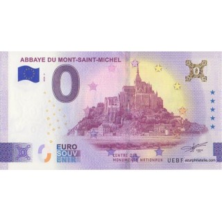 Euro banknote memory - 2026 - Abbaye du Mont-Saint-Michel - (Manche)