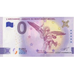 Billet souvenir - 50 - Abbaye du Mont-Saint-Michel - L'Archange - 2026-2